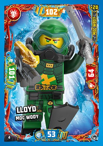 LEGO® NINJAGO® TCG7 - Nr 4: Lloyd moc wody