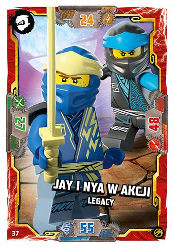 LEGO® NINJAGO® TCG7 - Nr 37: Jay i Nya w akcji Legacy
