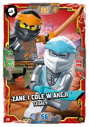 LEGO® NINJAGO® TCG7 - Nr 38: Zane i Cole w akcji Legacy