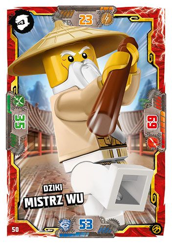 LEGO® NINJAGO® TCG7 - Nr 50: Dziki Mistrz Wu