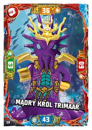 LEGO® NINJAGO® TCG7 - Nr 58: Mądry król Trimaar