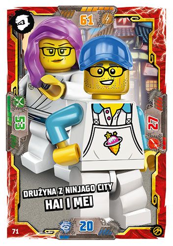 LEGO® NINJAGO® TCG7 - Nr 71: Drużyna z Ninjago City: Hai i Mei