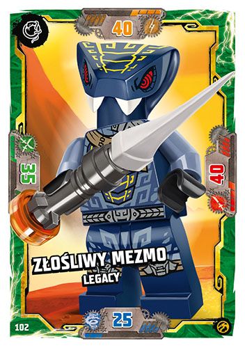 LEGO NINJAGO TCG7 Nr 102 Z o liwy Mezmo Legacy Kultowy.pl