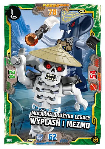LEGO® NINJAGO® TCG7 - Nr 108: Mocarna drużyna Legacy: Wyplash i Mezmo