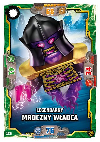 LEGO® NINJAGO® TCG7 - Nr 129: Legendarny Mroczny Władca