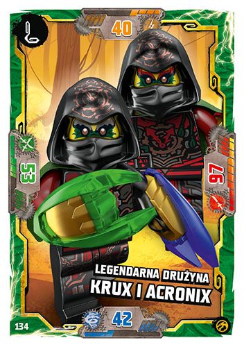 LEGO® NINJAGO® TCG7 - Nr 134: Legendarna drużyna: Krux i Acronix