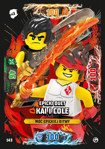 LEGO® NINJAGO® TCG7 - Nr 143: Epicki duet: Kai i Cole