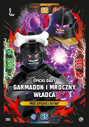 LEGO® NINJAGO® TCG7 - Nr 151: Epicki duet: Garmadon i Mroczny Władca
