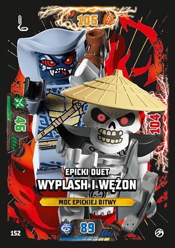 LEGO® NINJAGO® TCG7 - Nr 152: Epicki duet: Wyplash i Wężon