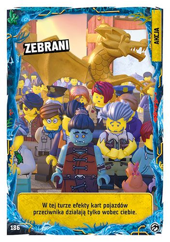 LEGO® NINJAGO® TCG7 - Nr 186: Zebrani