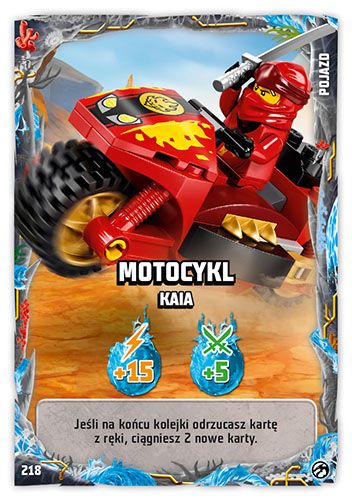 LEGO® NINJAGO® TCG7 - Nr 218: Motocykl Kaia