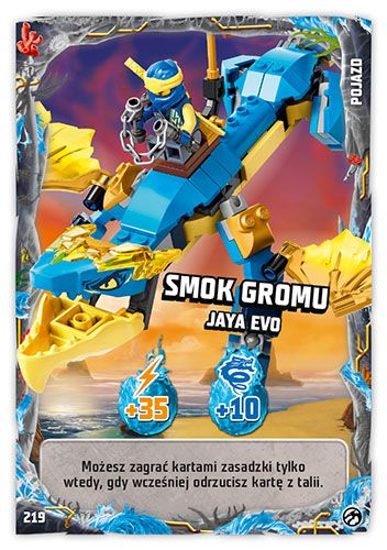 LEGO® NINJAGO® TCG7 - Nr 219: Smok gromu Jaya EVO