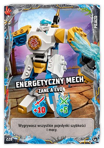 LEGO® NINJAGO® TCG7 - Nr 220: Energetyczny mech Zane'a EVO