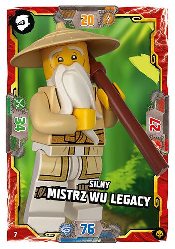 LEGO® NINJAGO® TCG7. Następny Poziom - Nr 7: Silny Mistrz Wu Legacy