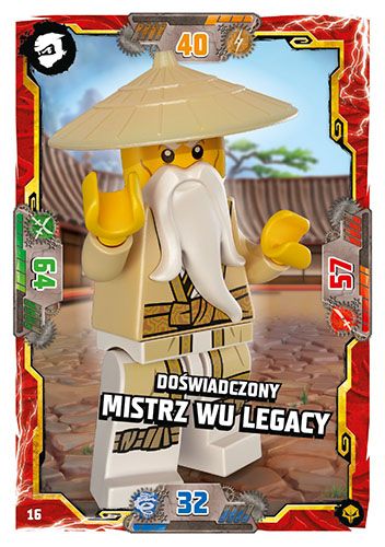 LEGO® NINJAGO® TCG7. Następny Poziom - Nr 16: Doświadczony Mistrz Wu Legacy