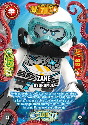 LEGO® NINJAGO® TCG7. Następny Poziom - Nr 23: Zane hydromoc