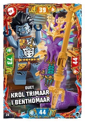 LEGO® NINJAGO® TCG7. Następny Poziom - Nr 26: Duet: król Trimaar i Benthomaar