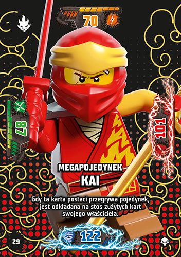 LEGO® NINJAGO® TCG7. Następny Poziom - Nr 29: Megapojedynek Kai