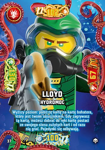 LEGO® NINJAGO® TCG7. Następny Poziom - Nr 37: Lloyd hydromoc