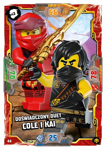 LEGO® NINJAGO® TCG7. Następny Poziom - Nr 44: Doświadczony duet: Cole i Kai