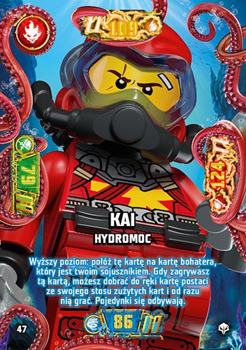 LEGO® NINJAGO® TCG7. Następny Poziom - Nr 47: Kai hydromoc