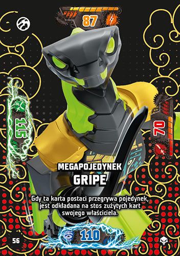 LEGO® NINJAGO® TCG7. Następny Poziom - Nr 56: Megapojedynek Gripe