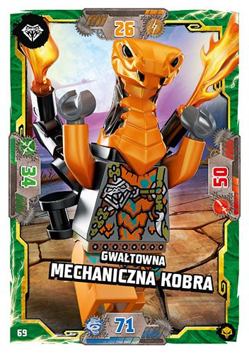 LEGO® NINJAGO® TCG7. Następny Poziom - Nr 69: Gwałtowna mechaniczna kobra