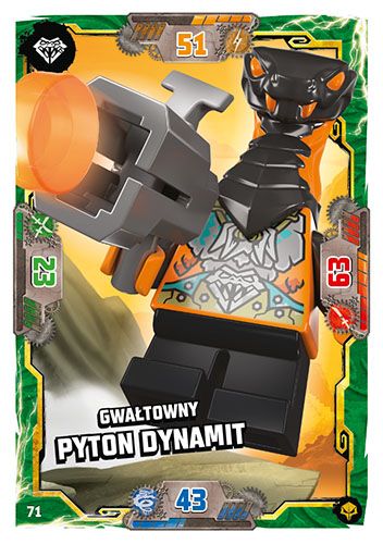 LEGO® NINJAGO® TCG7. Następny Poziom - Nr 71: Gwałtowny pyton dynamit