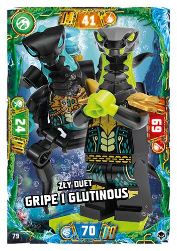 LEGO® NINJAGO® TCG7. Następny Poziom - Nr 79: Zły duet: Gripe i Glutinous