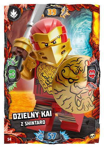 LEGO® NINJAGO® TCG6 - Nr 14: Dzielny Kai z Shintaro