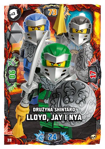 LEGO® NINJAGO® TCG6 - Nr 39: Drużyna Shintaro Lloyd, Jay i Nya