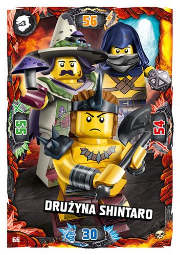 LEGO NINJAGO TCG6 Nr 66 Dru yna Shintaro Kultowy.pl