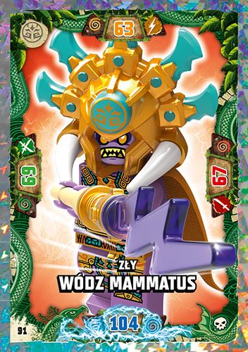 LEGO® NINJAGO® TCG6 - Nr 91: Zły wódz Mammatus