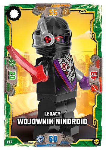 LEGO® NINJAGO® TCG6 - Nr 117: Legacy Wojownik nindroid
