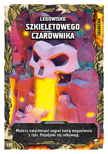 LEGO® NINJAGO® TCG6 - Nr 192: Legowisko Szkieletowego Czarownika