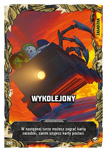 LEGO NINJAGO TCG6 Nr 201 Wykolejony Kultowy.pl