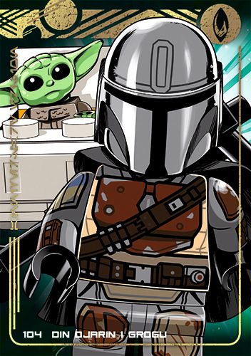LEGO® Star Wars® TCC5 - Nr 104: Din Djarin i Grogu