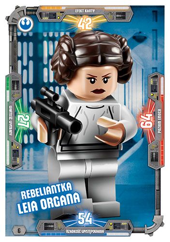 LEGO® Star Wars® TCC3 - Nr  6: Rebeliantka Leia Organa