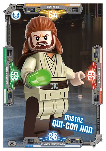 LEGO® Star Wars® TCC3 - Nr  25: Mistrz Qui-Gon Jinn