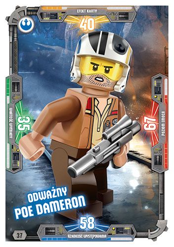 LEGO® Star Wars® TCC3 - Nr  37: Odważny Poe Dameron