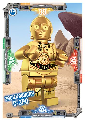 LEGO® Star Wars® TCC3 - Nr  43: Zaciekawiony C-3PO