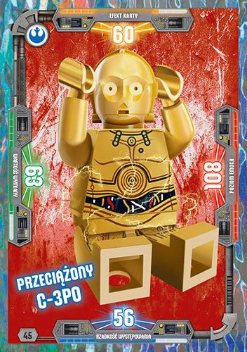 LEGO® Star Wars® TCC3 - Nr  45: Przeciążony C-3PO