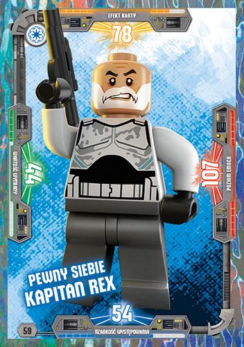 LEGO® Star Wars® TCC3 - Nr  59: Pewny siebie Kapitan Rex
