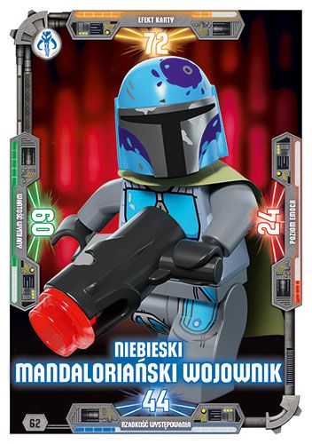 LEGO® Star Wars® TCC3 - Nr  62: Niebieski mandaloriański wojownik