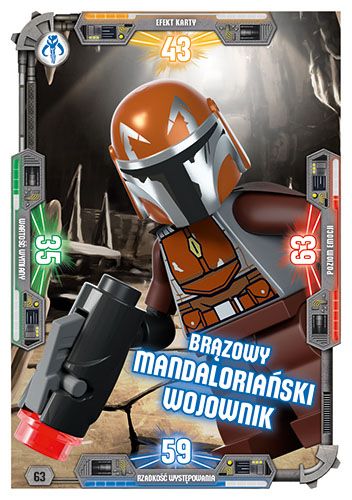 LEGO® Star Wars® TCC3 - Nr  63: Brązowy mandaloriański wojownik