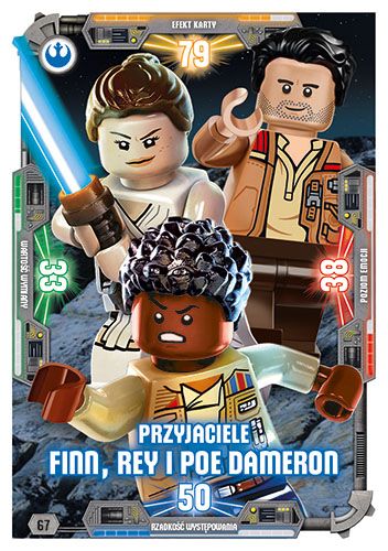 LEGO® Star Wars® TCC3 - Nr  67: Przyjaciele Finn, Rey i Poe Dameron