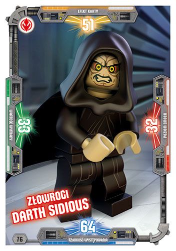 LEGO® Star Wars® TCC3 - Nr  76: Złowrogi Darth Sidious