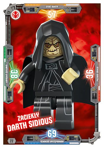 LEGO® Star Wars® TCC3 - Nr  77: Zaciekły Darth Sidious
