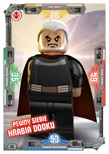 LEGO® Star Wars® TCC3 - Nr  85: Pewny siebie Hrabia Dooku