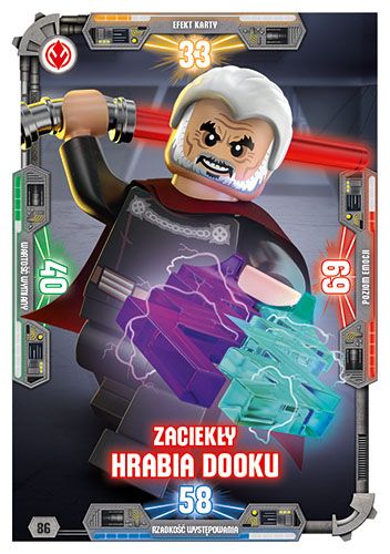 LEGO® Star Wars® TCC3 - Nr  86: Zaciekły Hrabia Dooku